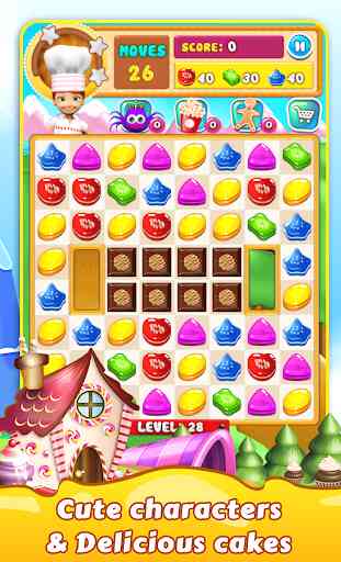 Cookie Star: pastel de azúcar - juego gratis 3