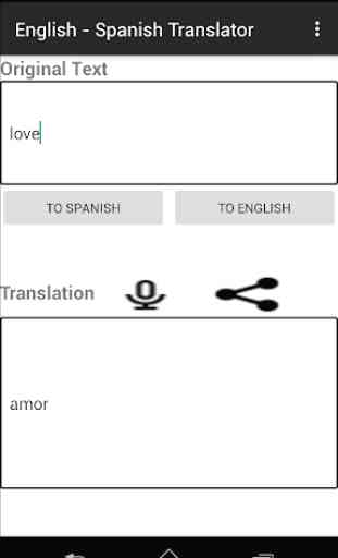Español - Inglés Traductor 1