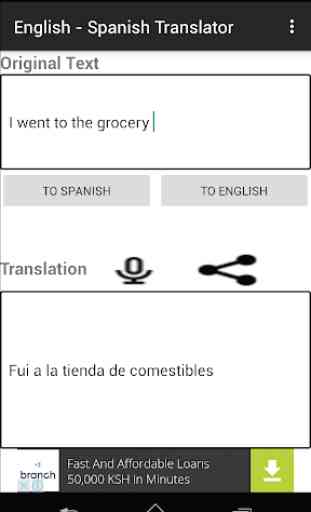 Español - Inglés Traductor 2
