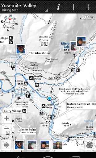 GPS en mapa de esquí 3