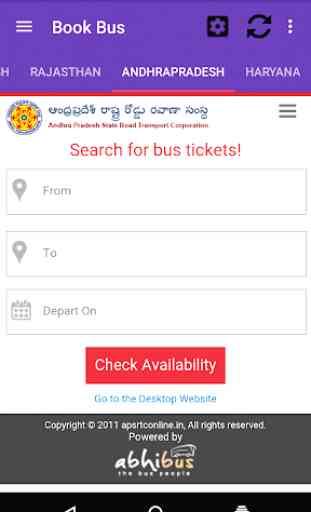 Indian State Bus Booking 4