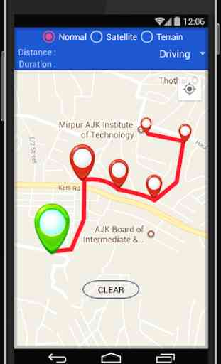 Mapa GPS Planificador de rutas 1