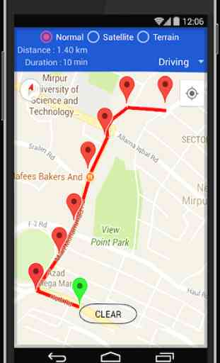 Mapa GPS Planificador de rutas 3