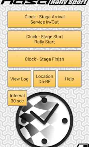Rally Checkpoint Clock 3