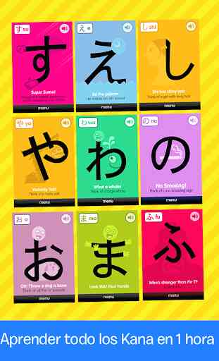Aprender Hiragana y Katakana 3