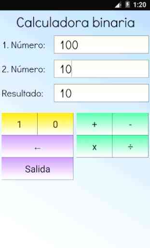 Calculadora Binaria 4