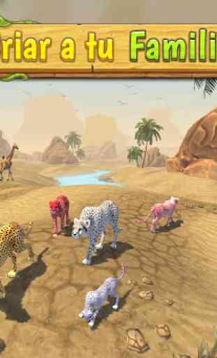 Cheetah Sim 3d Juegos: Animal 1