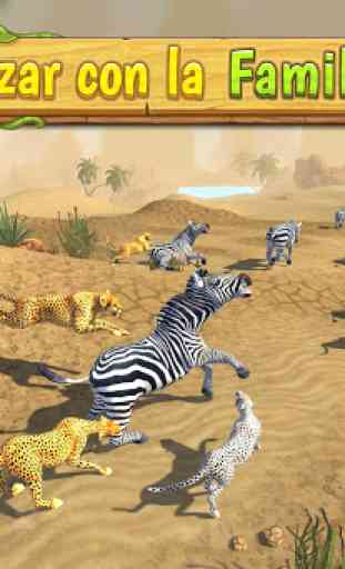 Cheetah Sim 3d Juegos: Animal 2