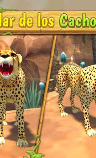 Cheetah Sim 3d Juegos: Animal 4