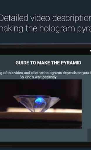 Holograma 3D-Phone Pirámide 1