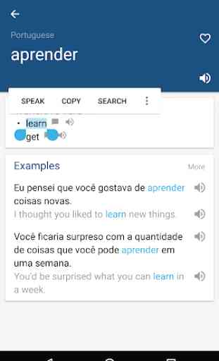Portuguese English Dictionary & Translator Free 1