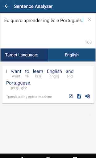 Portuguese English Dictionary & Translator Free 3