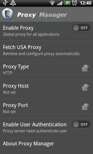 Proxy Manager 1