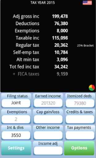 TaxMode: income tax calculator & planner for USA 1