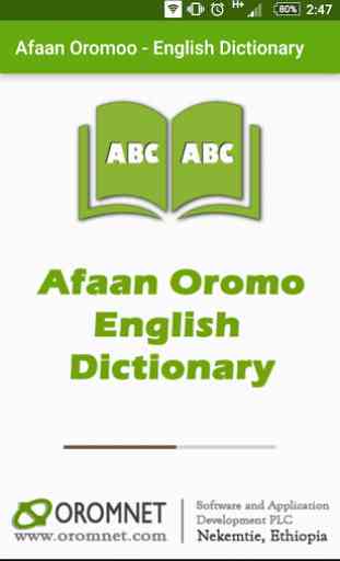 Afaan Oromoo English Dictionary - Galmee Jechoota 2