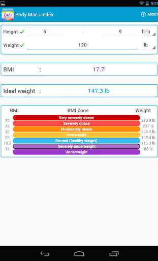 Body Mass Index Calculator BMI 3