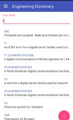 Engineering Dictionary Offline Technical terms 2