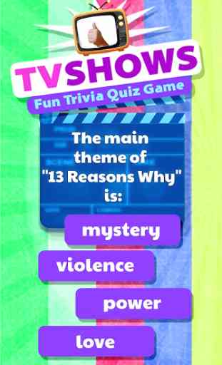 TV Shows Fun Trivia Quiz Game 1