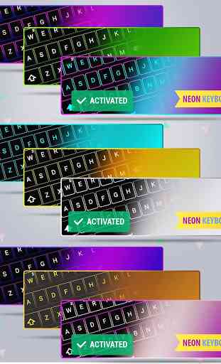 Emoji Smart Neon keyboard 4