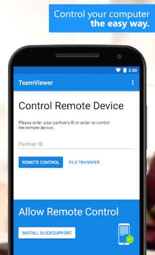 TeamViewer para Control remoto 2