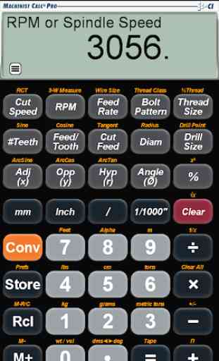 Machinist Calc Pro Calculator 1