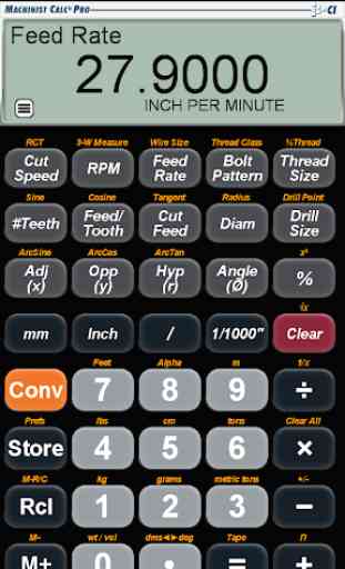 Machinist Calc Pro Calculator 2
