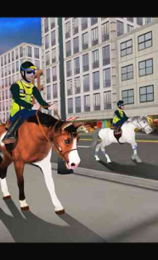 simulador caballo policía 2
