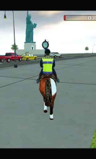 simulador caballo policía 3
