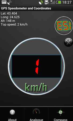 GPS Velocímetro en kph o mph 3