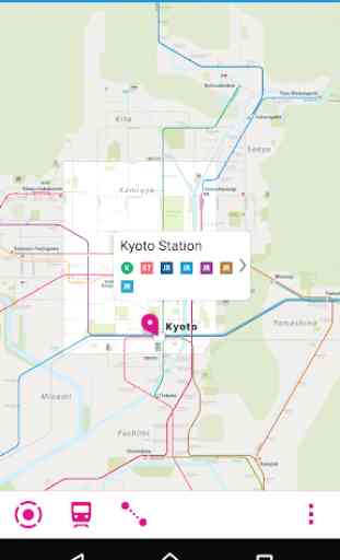 Kyoto Rail Map 1