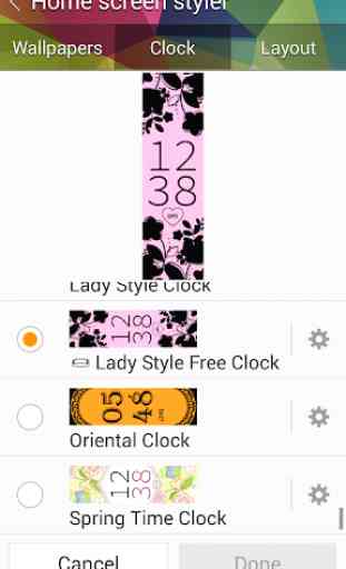 Lady Style Free Clock Gear Fit 2