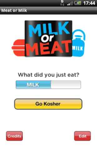 Milk or Meat - The Kosher App 1