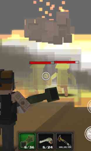 Pixel Z Hunter2 3D - World Battle Survival TPS 4