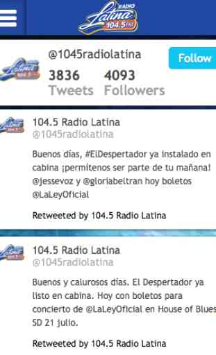 Radio Latina 104.5fm 2