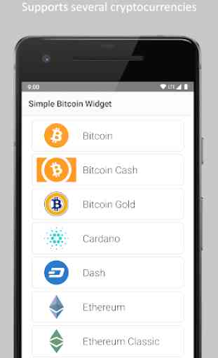 Simple Bitcoin Widget 2