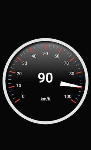 Tachometer km/h mit Entfernungsmesser und HUD 1