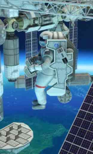 3D Space Walk Astronaut Simulator Shuttle Game 3