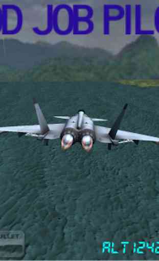 Avión de combate simulador 3D 2