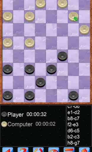 Damas V+, checkers board game 1