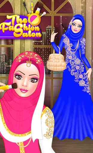 juego de vestir de salón de moda de muñeca hijab 2