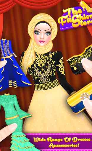 juego de vestir de salón de moda de muñeca hijab 4