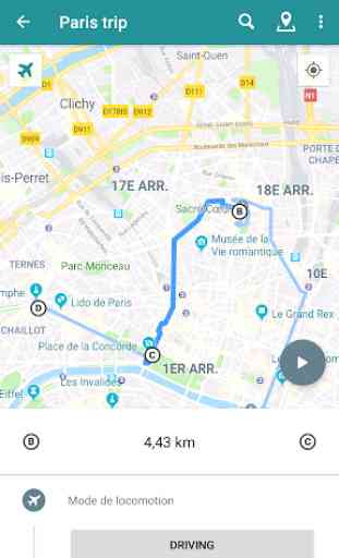 Lockito – Fake GPS itinerary 3