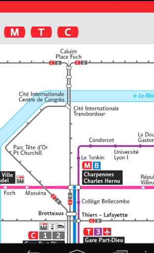Lyon Metro y tranvía y tranvía 2018 2