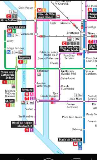 Lyon Metro y tranvía y tranvía 2018 3