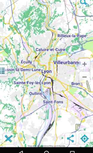 Map of Lyon offline 1