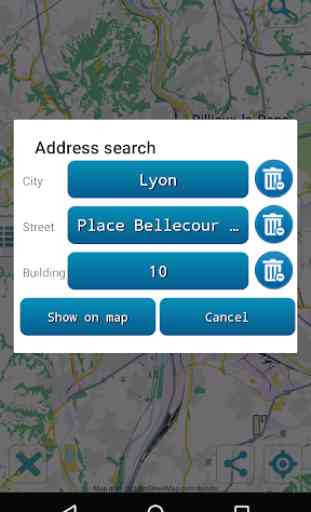 Map of Lyon offline 3