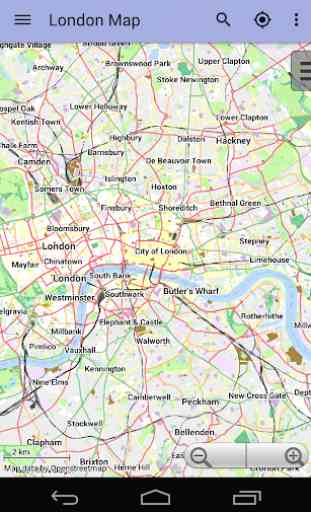 Mapa offline de Londres 1