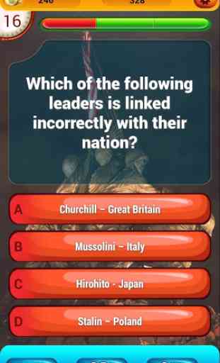 Segunda Guerra Mundial Quiz 3