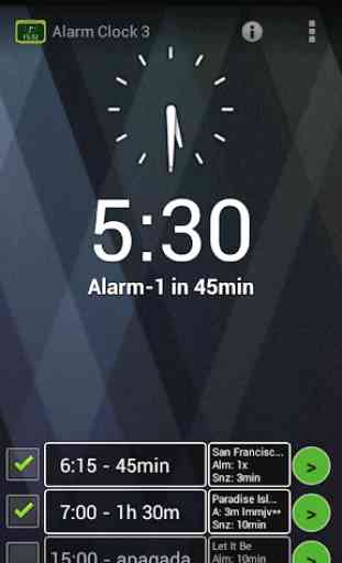 Alarm Clock 3 - alarma música 1