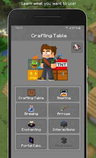 Crafting Table for Minecraft 1